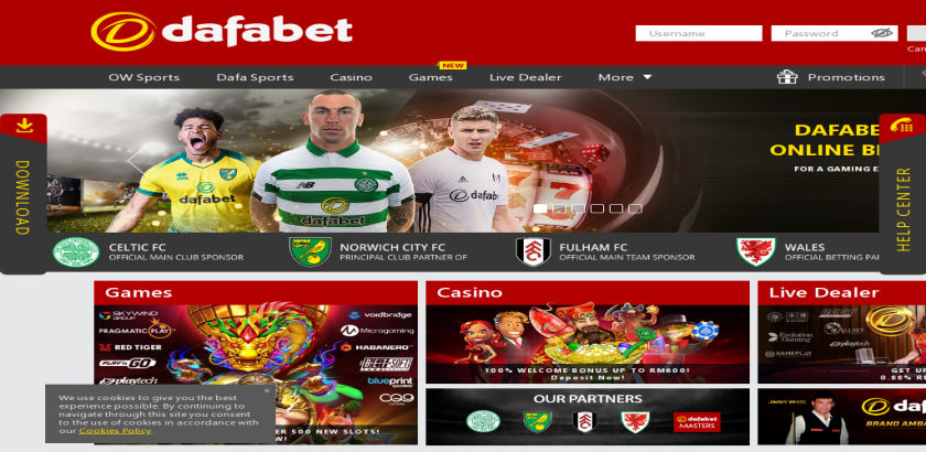 Dafabet website